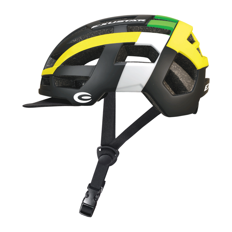 Capacete EXUSTAR E-BHC301 AMARELO