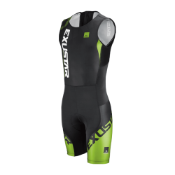 Combinaison de triathlon EXUSTAR E-CT11 NOIR-VERT