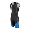 Traje de triatlón EXUSTAR E-CT11 NEGRO-AZUL