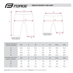Shorts FORCE F STORM GRIS