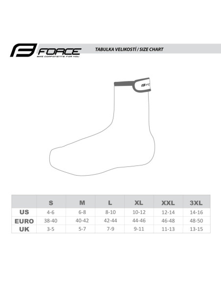 Couvre-chaussures FORCE PU DRY MTB