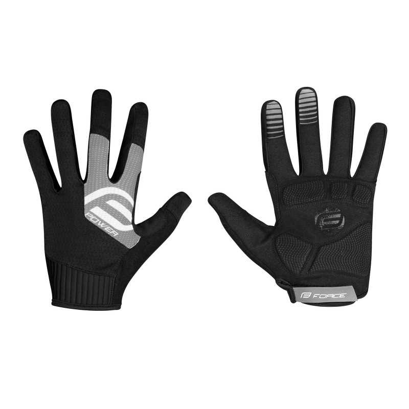 Des gants FORCE MTB POWER NOIR-GRIS