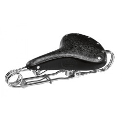 Saddle long spring black TABOR