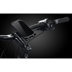 Holder for phone on handlebars