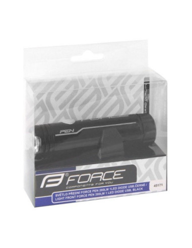  Luz para Bicicleta Force PEN 200LM USB