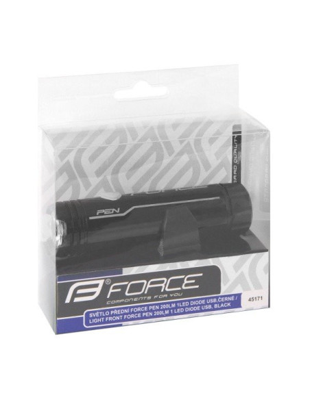  Luz para Bicicleta Force PEN 200LM USB
