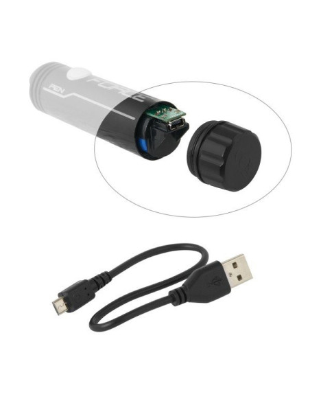  Luz para Bicicleta Force PEN 200LM USB