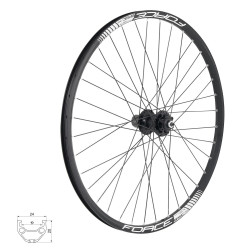 Roue arrière FORCE BASIC DISC 26 Cubo 6b32sh