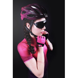 Casque FORCE BULL HUE NOIR-ROSE