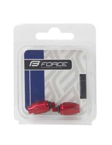  Afinador em Espiral Force 2 unidades VERMELHO