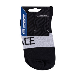 Des chaussettes FORCE TRACE GRIS-NOIR