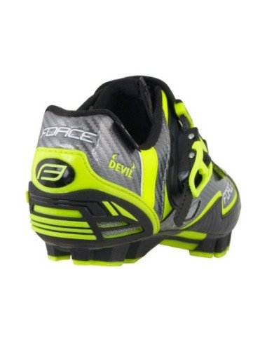 Des chaussures Force BTT Carbone JAUNE