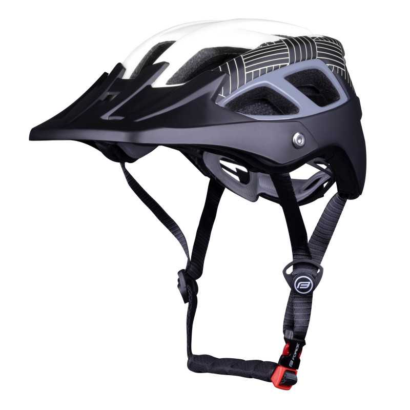 Helmet FORCE AVES MTB WHITE-BLACK