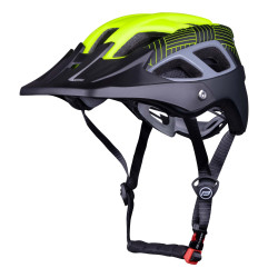 Casque FORCE AVES MTB NOIR-JAUNE