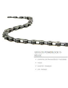 CORRENTE PC 1130 SOLID PIN 120 ELOS POWERLOCK 11 VELOC.