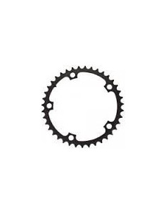 PRATO PEDALEIRO ESTRADA 34D 110 BCD 3MM ALUMINIO PRETO