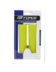 Punhos BTT FORCE LOX silicone AMARELO 2