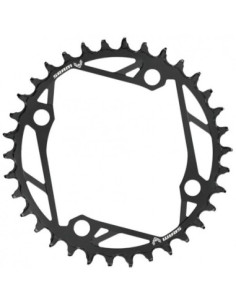 PRATO PEDALEIRO T-TYPE 38T AÇO 104 PRETO