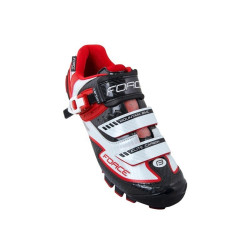 Des chaussures Force BTT Carbone ROUGE