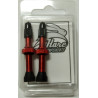 Valve Tubeless 34mm (paire) Hare Bicycle Components ROUGE