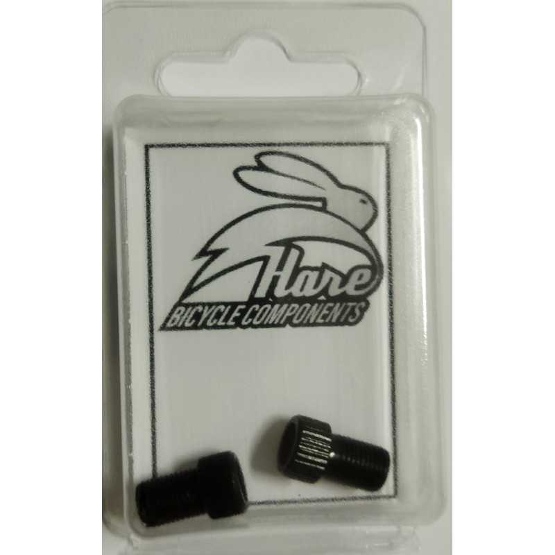 Adapter Valve (2 units) Hare Bicycle Components BLACK