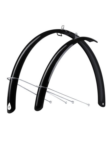 Guarda Lamas FORCE Aluflex 28" ECO com escoras preto
