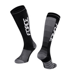 Chaussettes de compression FORCE F COMPRESS NOIR