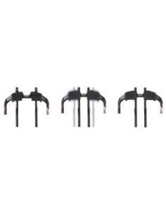 Guiador CONTROLTECH TIME ZONE carbono preto vermelho 2