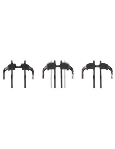  Guiador CONTROLTECH TIME ZONE carbono preto vermelho