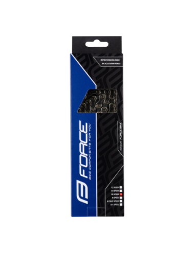  Corrente FORCE P1003 10sp.138link prata/prata escuro E-Bike
