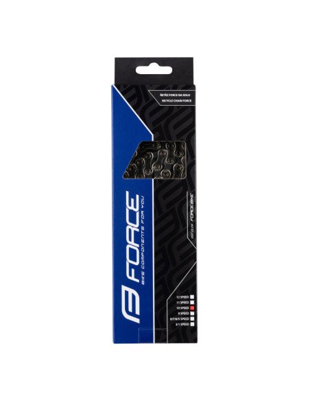  Corrente FORCE P1003 10sp.138link prata/prata escuro E-Bike