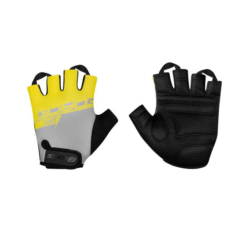 Des gants FORCE SPORT JAUNE GRILLÉ