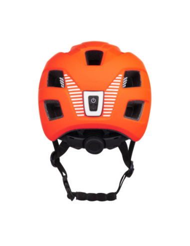 Capacete FORCE ZEBU com luz laranja