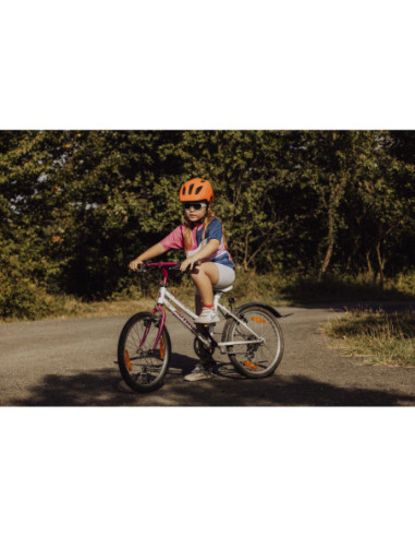  Capacete FORCE ZEBU com luz laranja