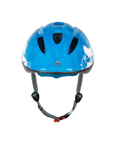  Capacete FORCE FUN ANIMALS criança azul-branco