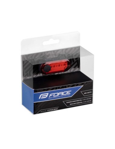Rear light FORCE PILL 12LM 3 x LED USB