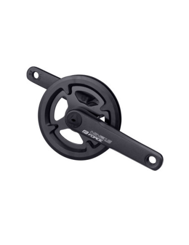 Pedaleiro FORCE NINE1.6 Al 30t protetor 140mm preto