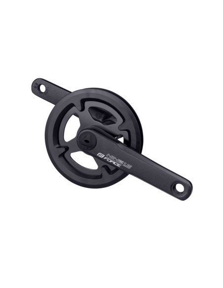 Pedaleiro FORCE NINE1.6 Al 30t protetor 140mm preto