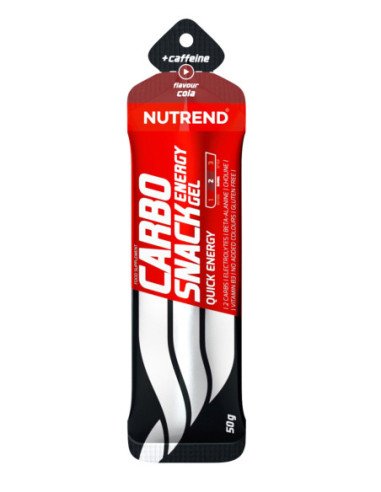 NUTREND CarboSnack Gel + CAFEÍNA Saqueta - 18x50g