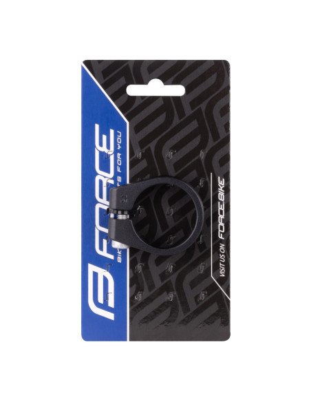 Collier de Selle FORCE 31 8 mm ou 34 9 mm en aluminium noir
