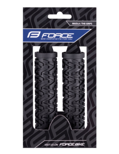  Punhos FORCE RUBBER Preto