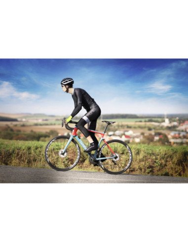 Leg warmers FORCE BREEZE knitted black