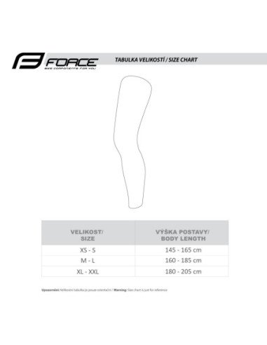 Perneras FORCE BREEZE de punto negro