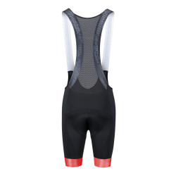 Shorts FORCE F STRIPE NOIR-ROUGE