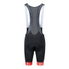 Shorts FORCE F STRIPE NOIR-ROUGE
