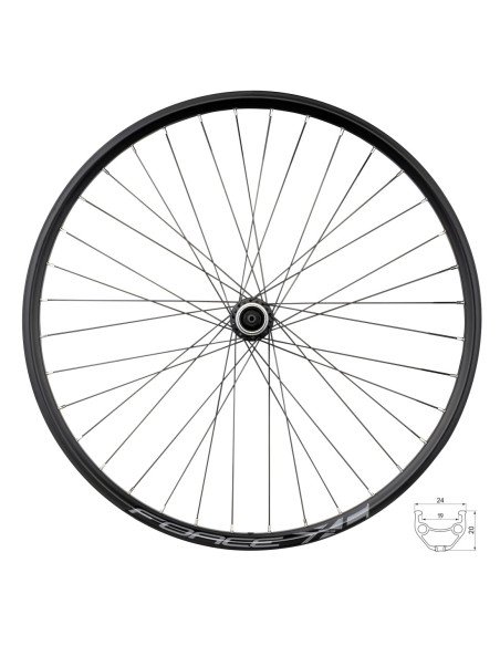 Roda traseira DISCO FORCE XC 559x19 FHM3050-CL 36sh