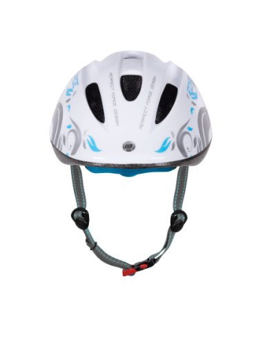  Capacete FORCE FUN STRIPES Criança BRANCO-CINZA-AZUL