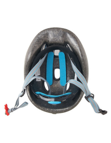  Capacete FORCE FUN STRIPES Criança BRANCO-CINZA-AZUL