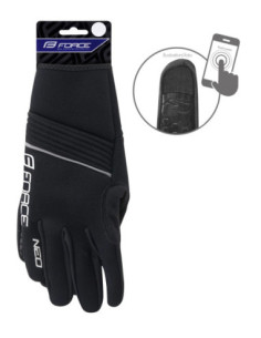 Luvas Neoprene FORCE NEO preto 2