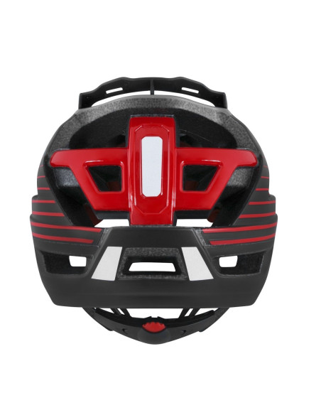  Capacete Force Raptor CINZA-VERMELHO